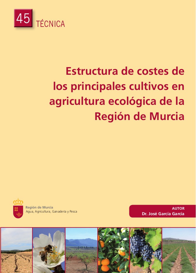 José García, del Equipo de Bioeconomía del IMIDA, presenta el libro ‘Estructura de costes de los principales cultivos en agricultura ecológica de la Región de Murcia’