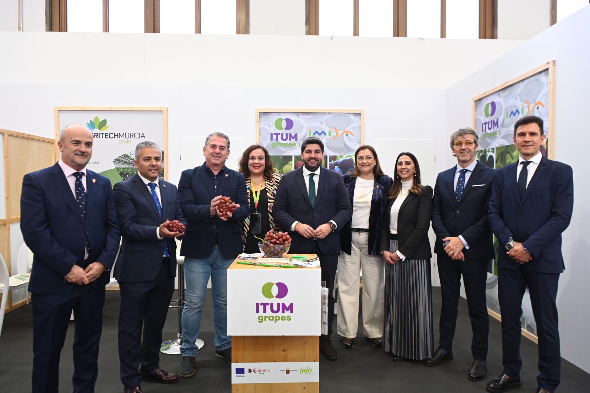El IMIDA estuvo presente en FruitLogistica Berlín 2024 para poner en valor el programa de mejora de uva de mesa, que desarrolla junto a ITUM