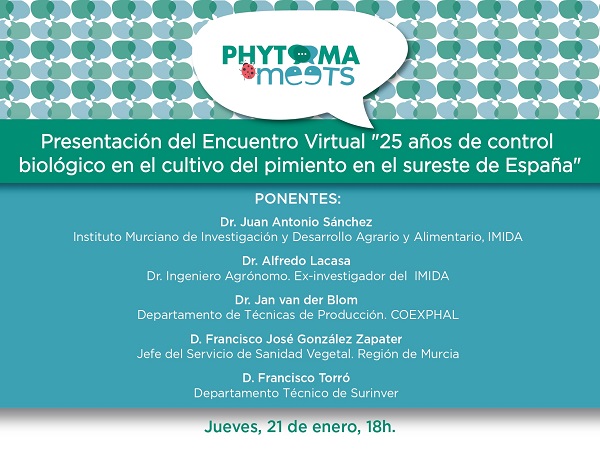 Presentación del Encuentro Virtual organizado por Phytoma 