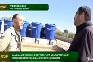 Reportaje sobre el proyecto LIFE-Aquemfree en el programa Diario del Campo