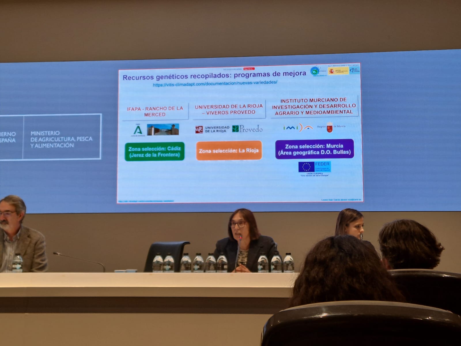 Jornada sobre recursos genéticos y nuevas variedades para la adaptación de la viticultura al cambio climático